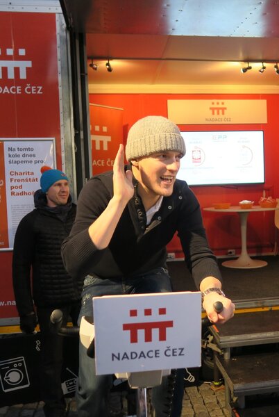 I krasobruslař Tomáš Verner šlapal pro dobrou věc